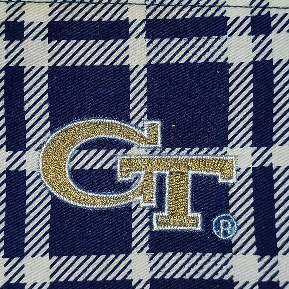 NWT Georgia Tech ID Holder Card Holder Coin Purse Key Ring - Picture 11 of 12